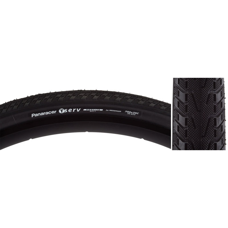 Panaracer T-Serv Protite Tire – 700 x 35 Clincher Folding Black 60tpi