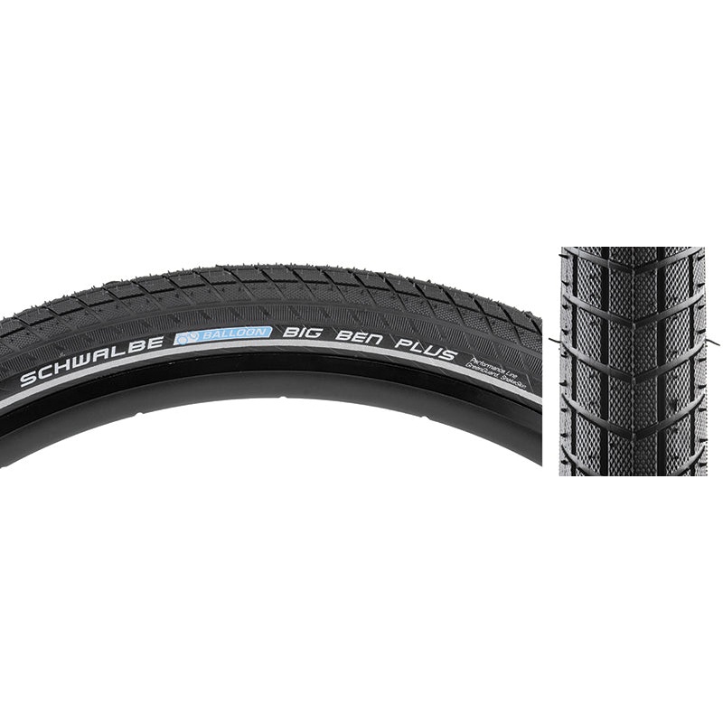 Schwalbe Big Ben Plus E50 Tire 26×2.15 Black