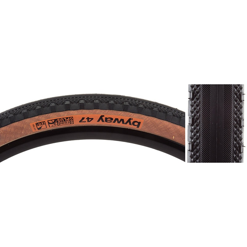 WTB Byway Tire – 650b x 47 TCS Tubeless Folding Black/Brown
