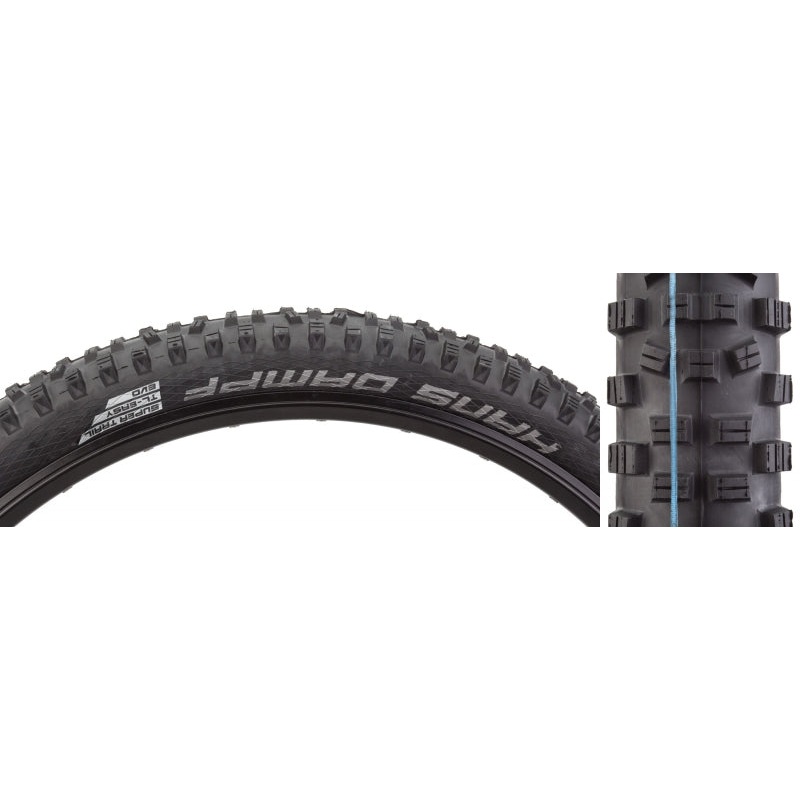 Schwalbe Hans Dampf Tire – 29 x 2.6 Tubeless Folding BLK Evolution Line Addix SpeedGrip Super Trail