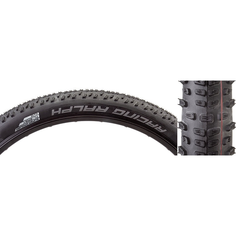 Schwalbe Racing Ralph Tire – 29 x 2.35 Tubeless Folding BLK Evolution Super Ground Addix Speed