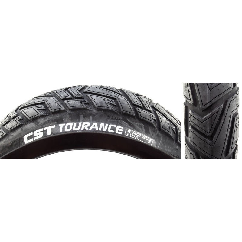 CST Ride Ambro Tire – 20 x 4 Clincher Wire Black Ebike