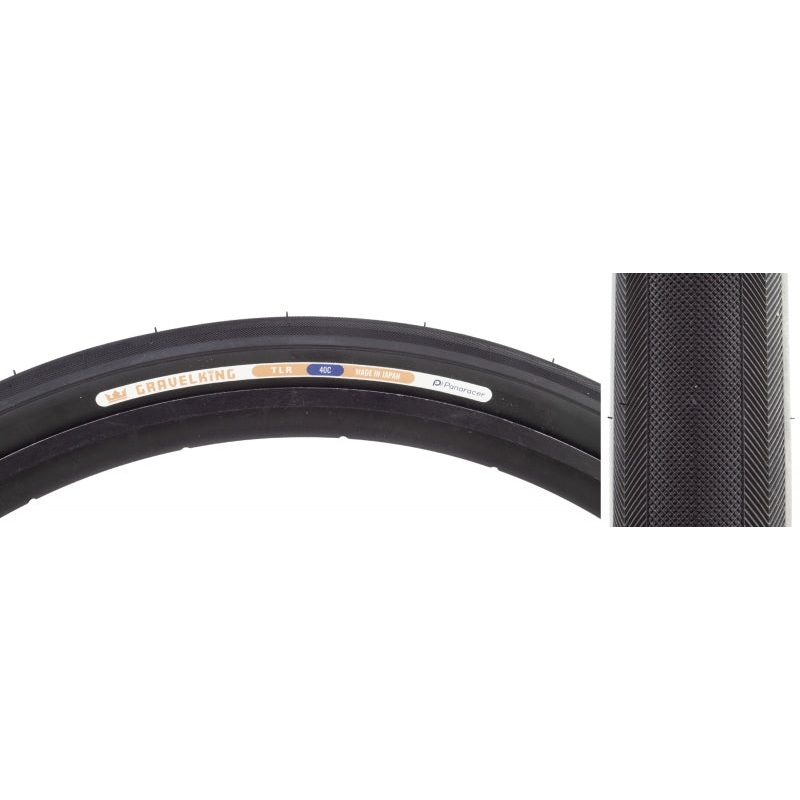 Panaracer GravelKing Slick Tire – 700 x 35 Tubeless Folding Black