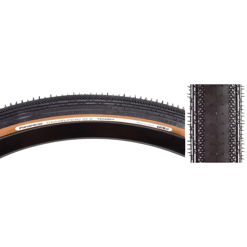 Panaracer GravelKing SS+ 700×45 Tubeless Tire