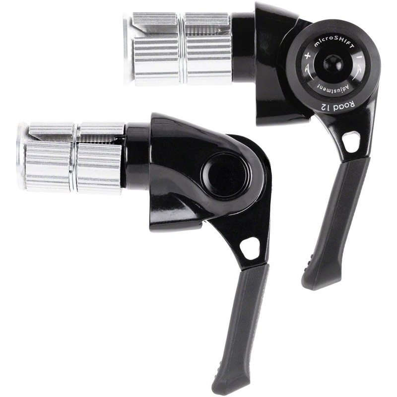 BS-A12 Bar End Road Shifter Set – 2x 12-Speed Shimano 12-Speed Road Compatible BLK