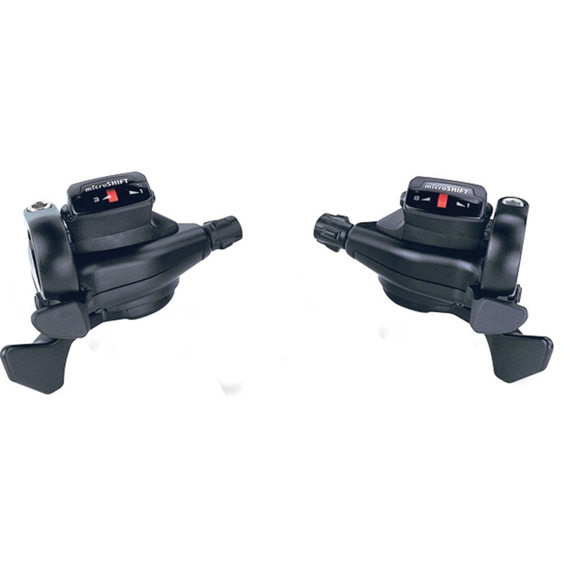 TS71 Thumb Tap Shifter Set 8-Speed Triple Optical Gear Indicator Shimano Compatible