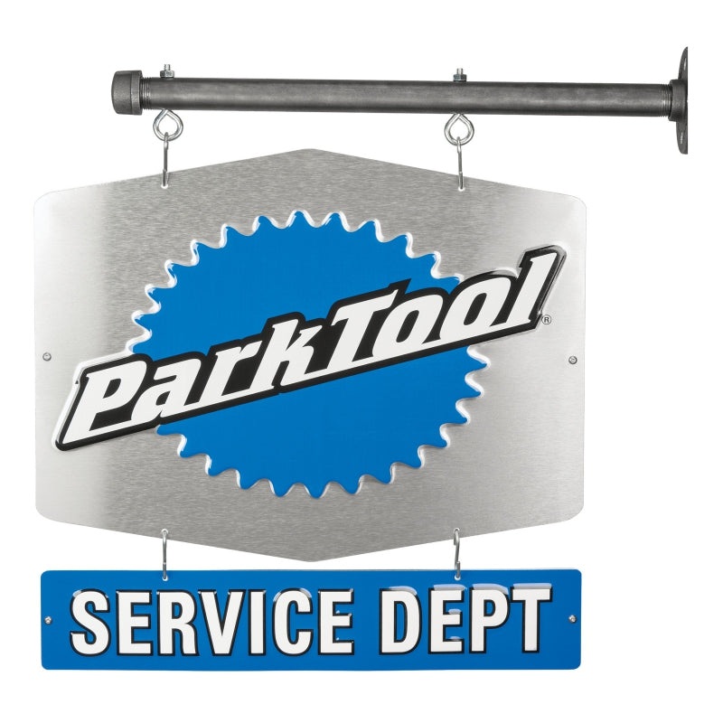 Double-Sided Shop Service Department Sign