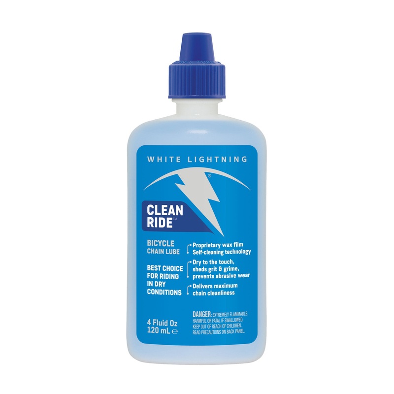 White Lightning Clean Ride Bike Chain Wax Lube – 4oz Drip