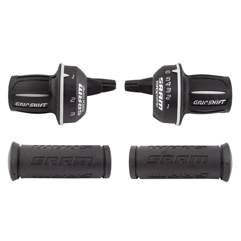 MRX Comp Shifter Set 6 Speed Rear Microfriction Front Includes Stationary Grips