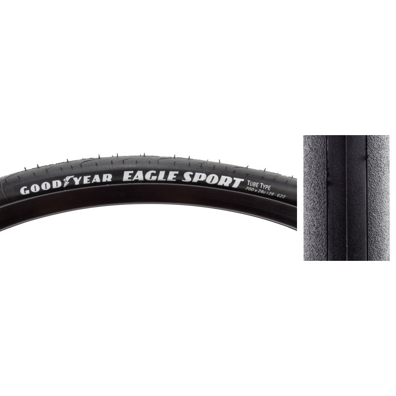 Eagle Sport Tube Type Tire 700 x 28c Black