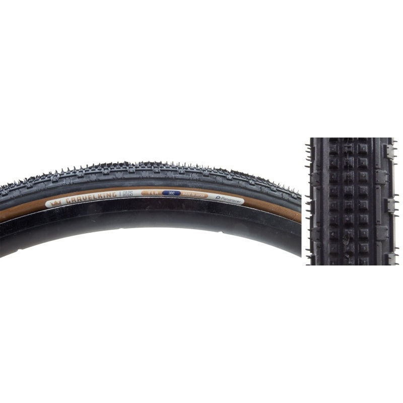 GravelKing SK Tire – 700 x 30 Tubeless Folding Black/Brown