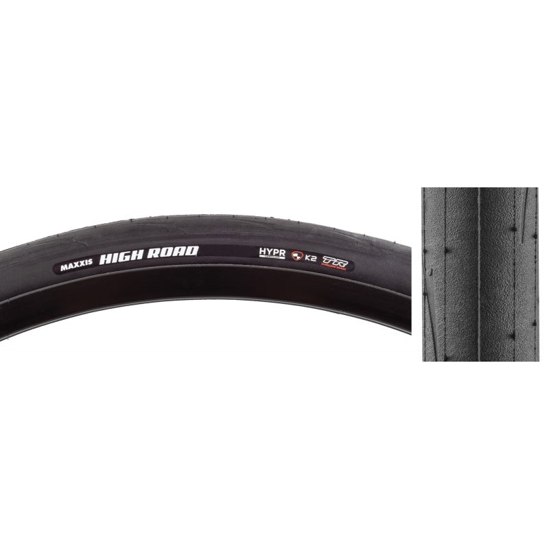 High Road Tire – 700 x 32 Tubeless Folding Black HYPR K2