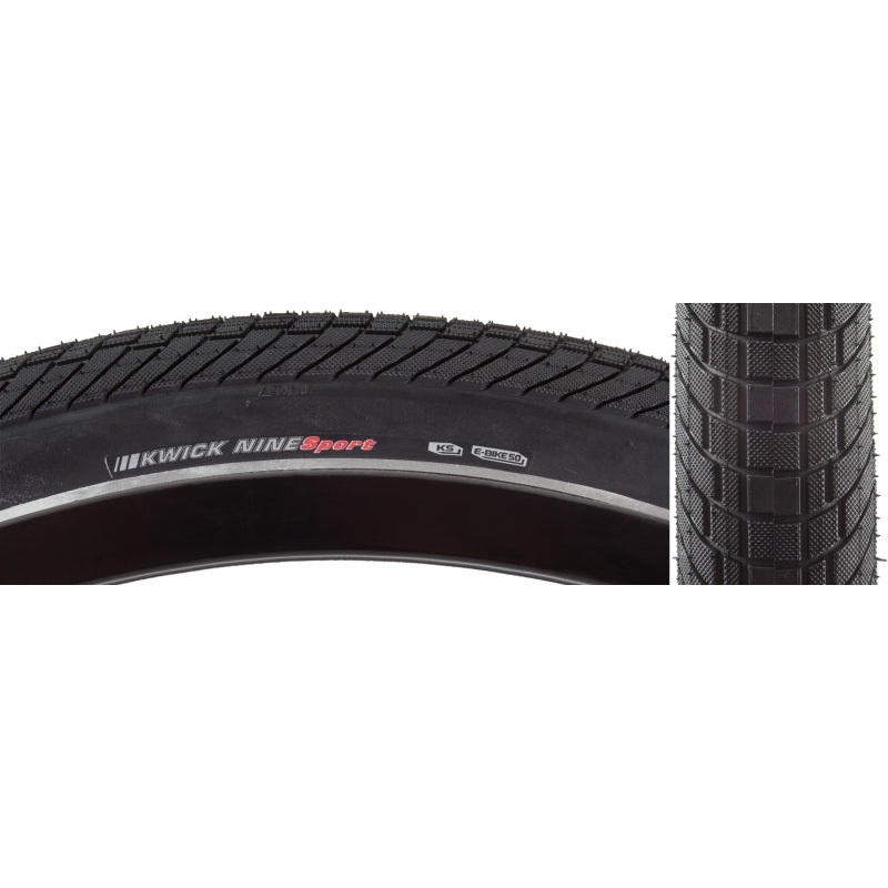 Kwick Nine Tire – 29 x 2.2 Clincher Wire Black/Reflective 60tpi KS