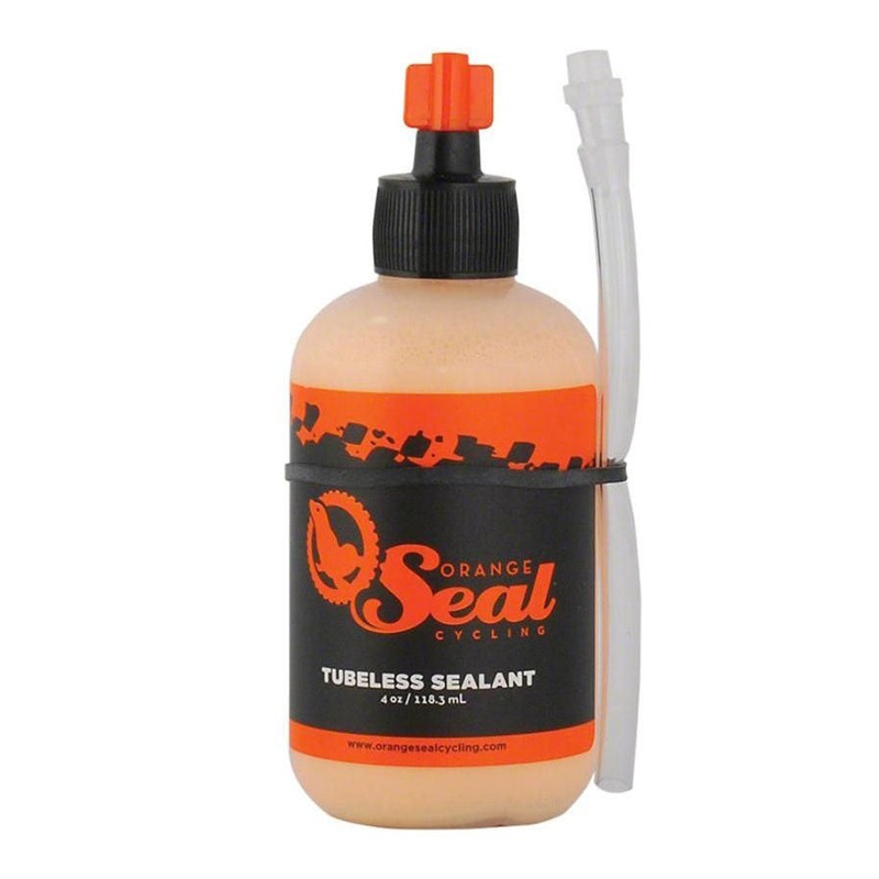 Orange Seal Tubeless Tire Sealant with Twist Lock Applicator – 4oz