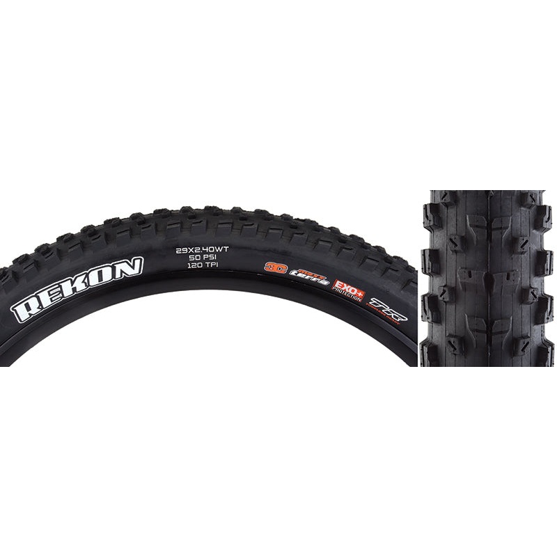Rekon Tire – 29 x 2.4 Tubeless Folding BLK 3C Maxx Terra EXO+ Wide Trail