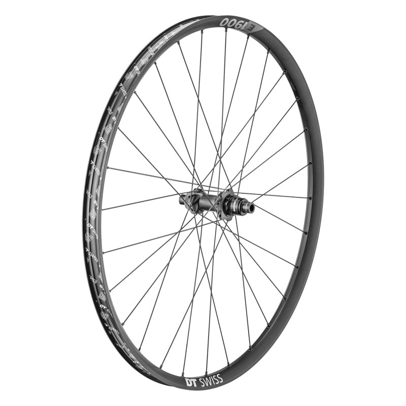 DT Swiss E 1900 Spline 30 Rear Wheel – 29 12 x 148mm Center-Lock XD Black