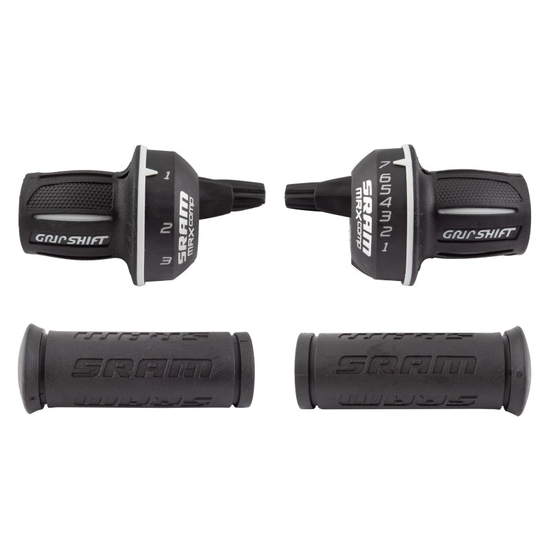 MRX Comp Shifter Set 7 Speed Rear Microfriction Front Includes Stationary Grips