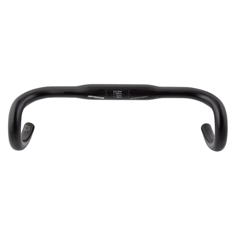 Gossamer Compact Drop Handlebar – Aluminum 31.8mm 40cm BLK