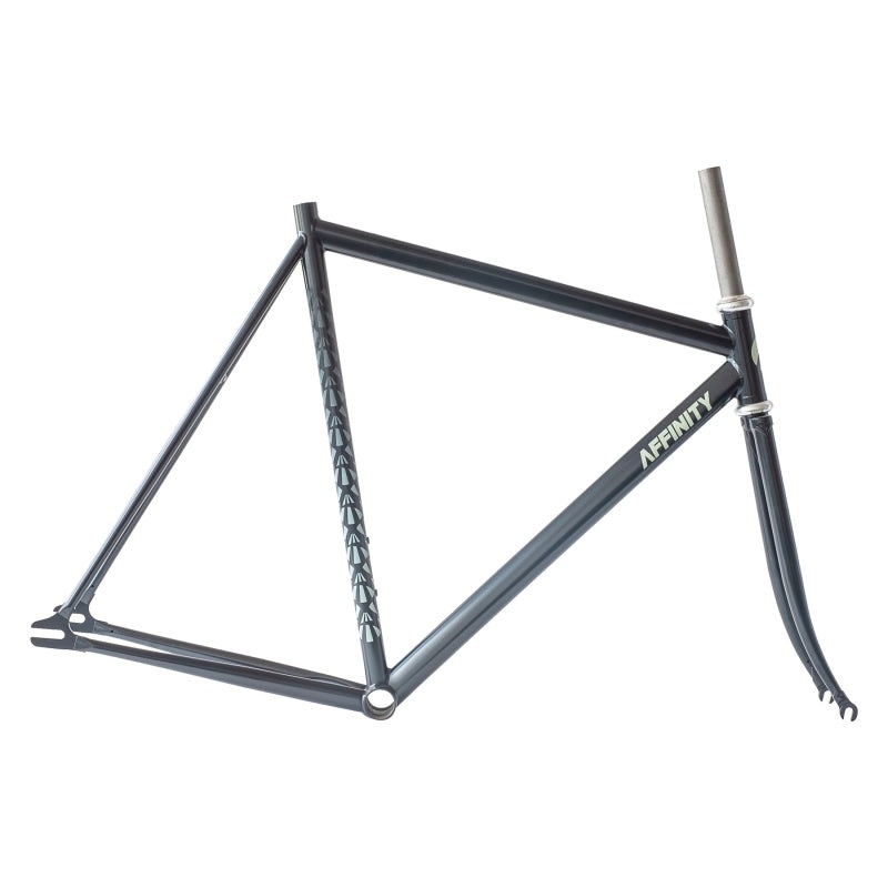 Affinity Lo Pro Track Frameset MD 570mm 530mm 115mm 75 72.5 405mm 27.2mm Film Grain Mint Fresh
