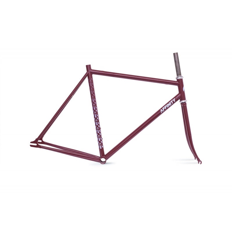 Affinity Metropolitan Track Frameset XS 440mm 505mm 100mm 75 70 405mm 27.2mm Crimson Sky