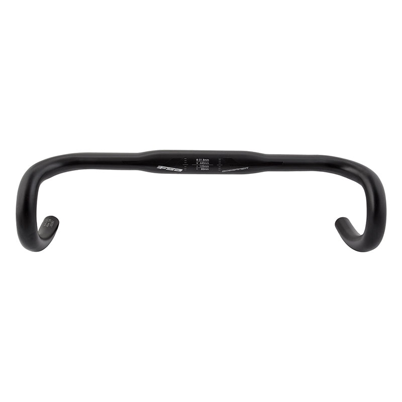 Gossamer Compact Drop Handlebar – Aluminum 31.8mm 44cm BLK