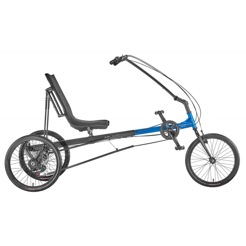 Sun seeker Eco-Delta SX Unisex 31-50` X-Seam Gloss Black/Bright Blue 20` Black 7 Speed Disc/Rim Brake