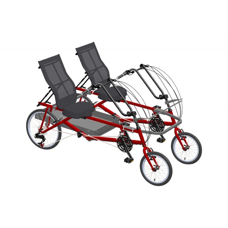 Sun seeker Side By Side Kit Tandem Kit EZ-Classic Grey