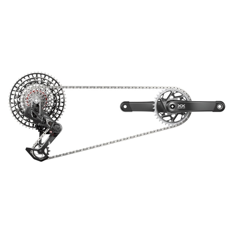 XX SL T-Type Eagle Transmission Groupset – 170mm Crank 34t Chainring AXS POD Controller 10-52t Cassette Rear Derailleur Chain