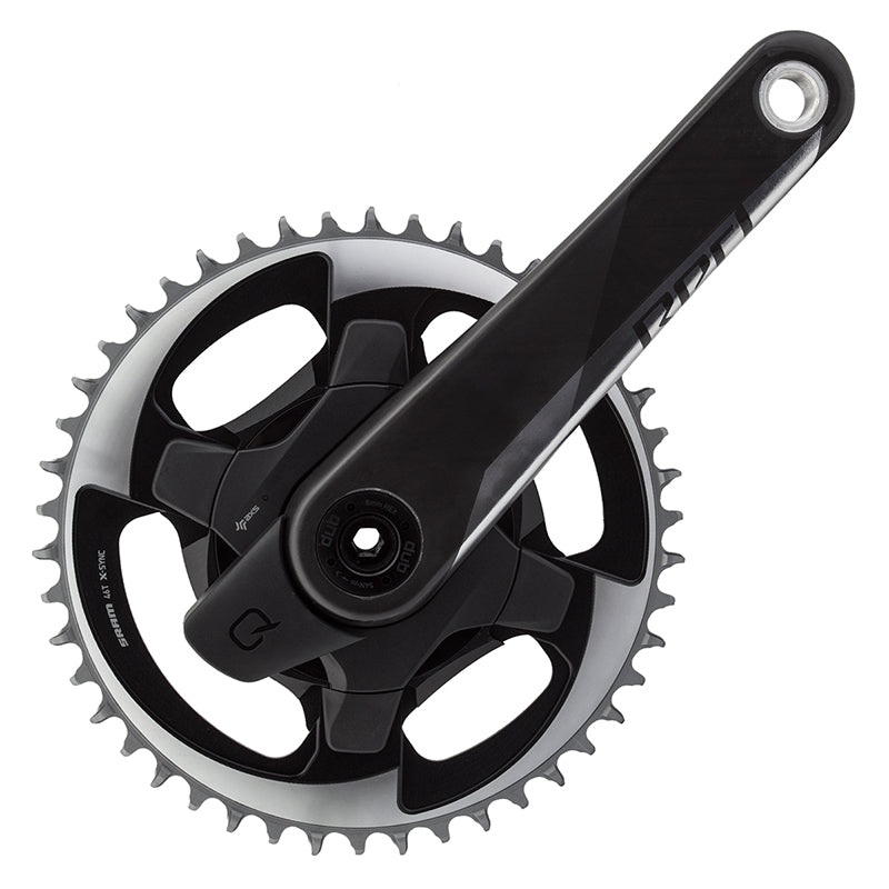 Red 1 AXS Quarq Power Meter Crankset Speed: 12 Spindle: 28.99mm BCD: Direct Mount 46 DUB 175mm Black Road