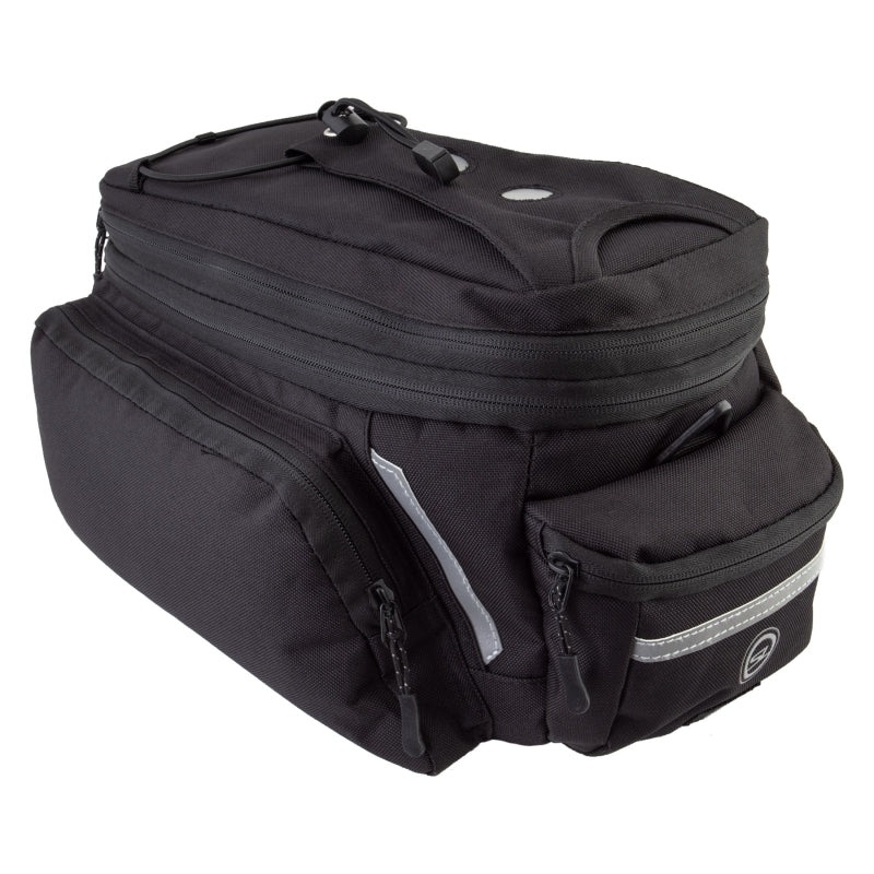 Sunlite RackPack Medium w/Side Pockets Bag Velcro Straps 12.6×5.5×6.7` 800 c.i. Black