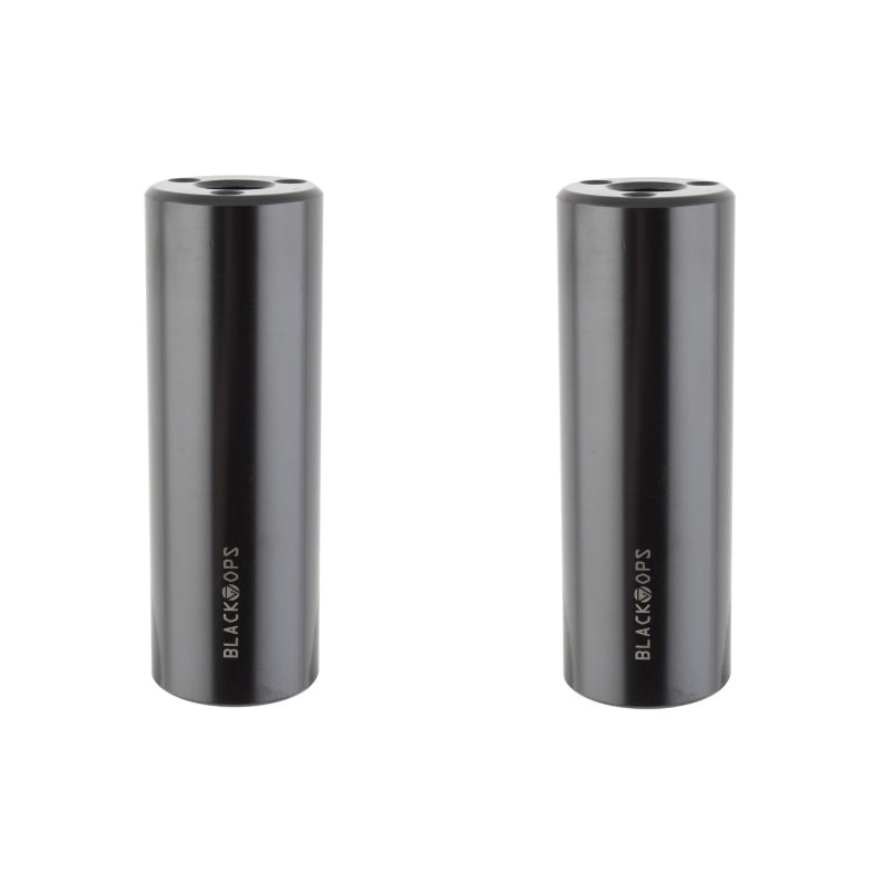 Black ops Brinck Axle Pegs 14mm – 3/8` Black 35mm Chromoly