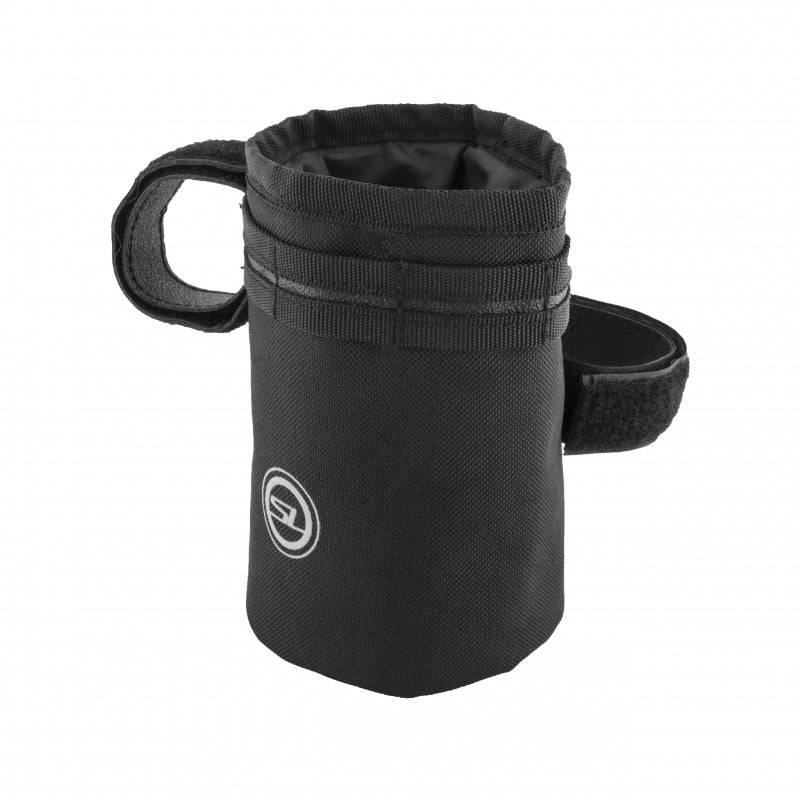 Sunlite HandleBar All-Sack Insulated Drink Holder 600D Polyester Black 8×3.5` Velcro Straps