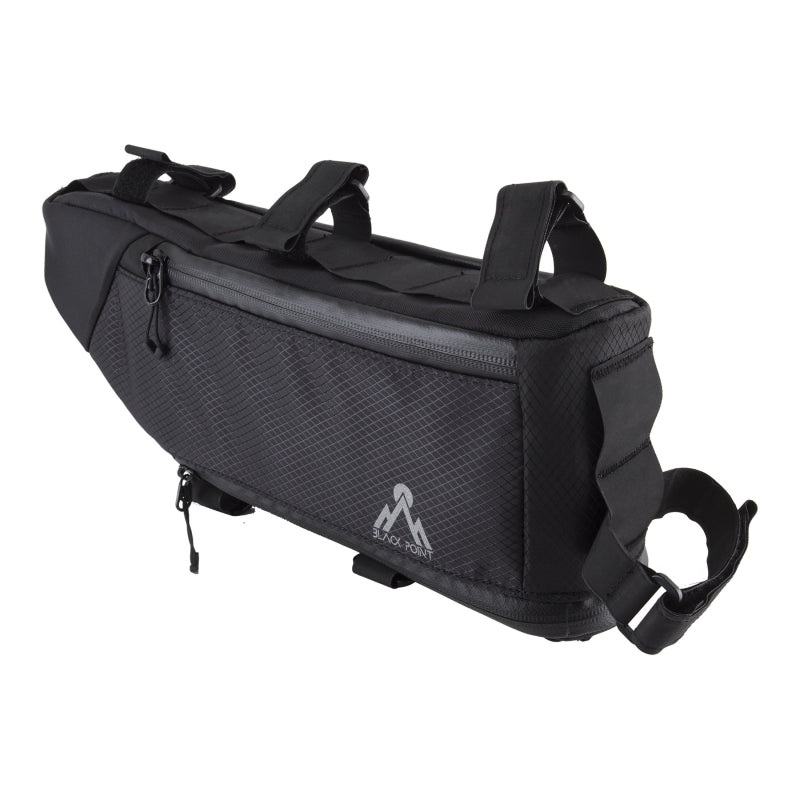 Black point Macropod Frame Bag Velcro Straps 13x5x3` 256 c.i. Black/Blue