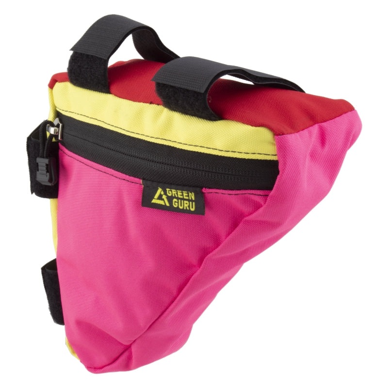 Green guru Gripster Frame Bag Velcro Straps 7.5×7.5×3` 84 c.i. Assorted