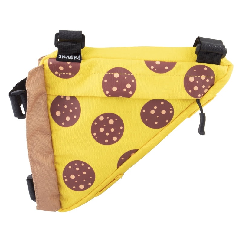 Snack! Pizza Frame Bag Velcro Straps 10.8×1.92×7.48` 63.55 c.i. Pizza