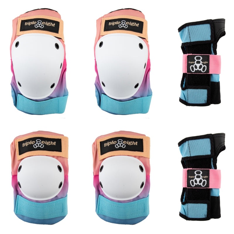 Triple eight Saver Series 3-Pack Pad Set MD Unisex Sunset Fade