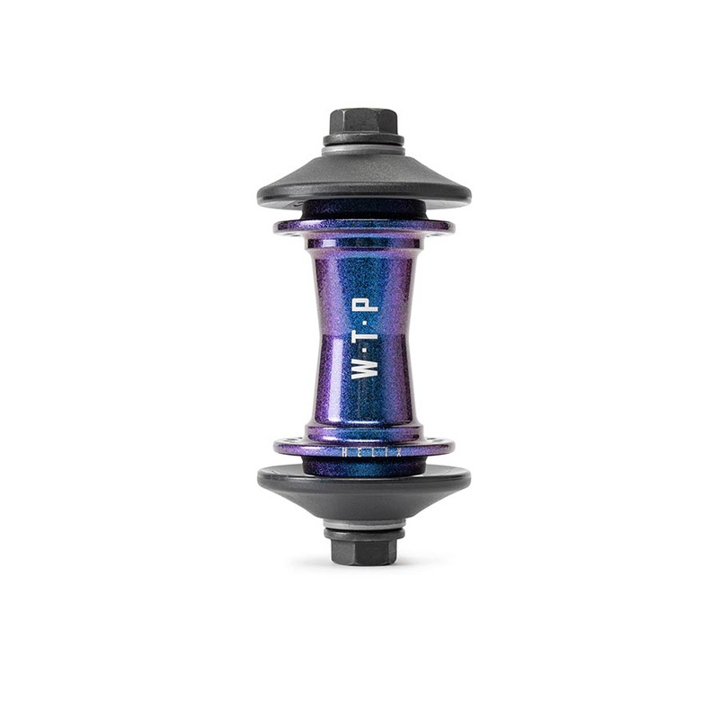 Helix Hub Front 36H 100mm Purple