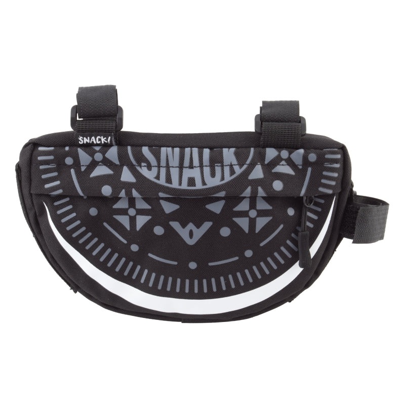 Snack! Cookie Sandwich Frame Bag Velcro Straps 66 c.i. Black