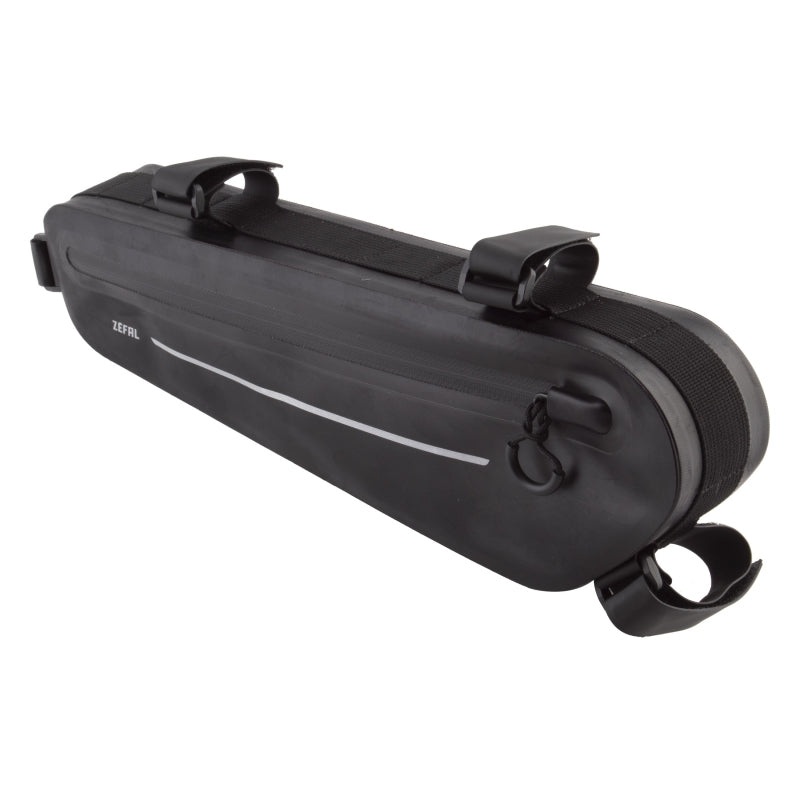 Zefal Z Adventure Frame Bag Velcro Straps 16.9×4.5×2.5` 201 c.i. Black