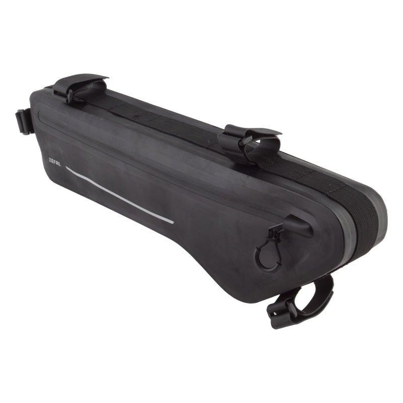 Zefal Z Adventure Frame Bag Velcro Straps 19.6×5.5×2.5` 256 c.i. Black