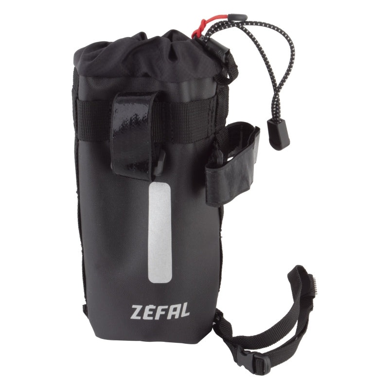 Zefal Z Adventure Pouch Bag Drink Holder/Stash Bag Polyester Black 67 c.i. Velcro Straps