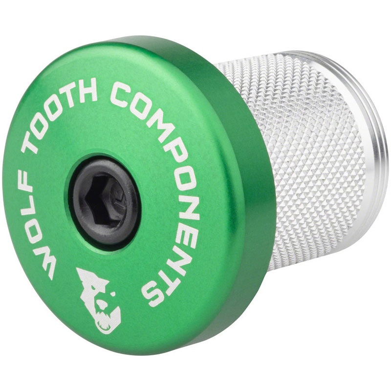 Compression Plug with Integrated Spacer Stem Cap Green