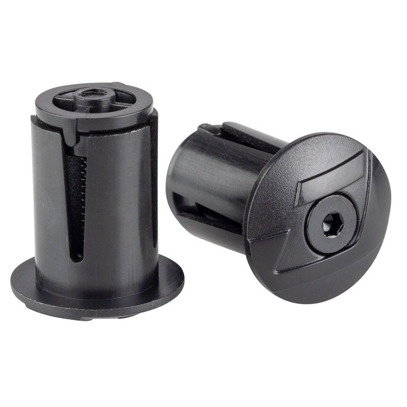 Locking Bar End Plugs Black
