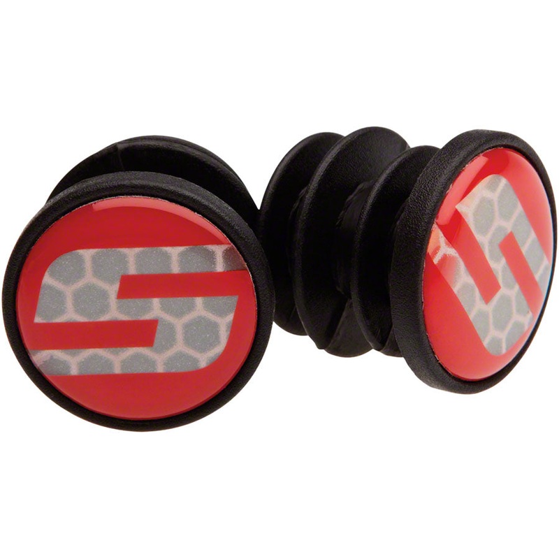 Road Handlebar End Plugs S Logo