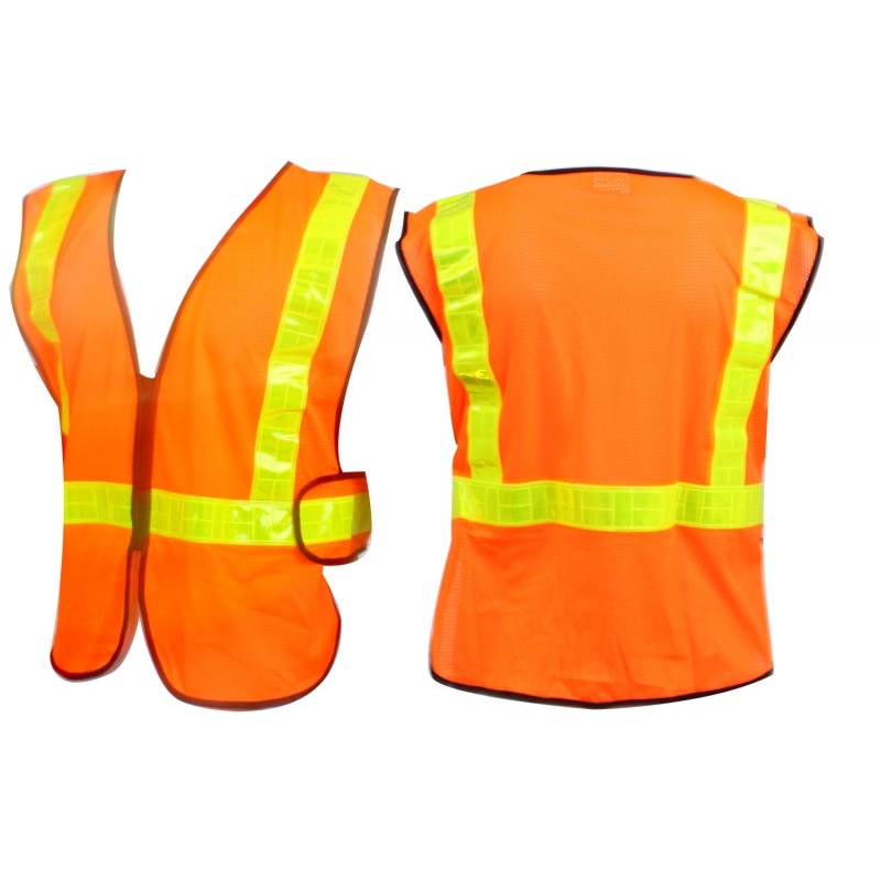 Sunlite Safety Vest Deluxe Model One Size Unisex Orange Yes