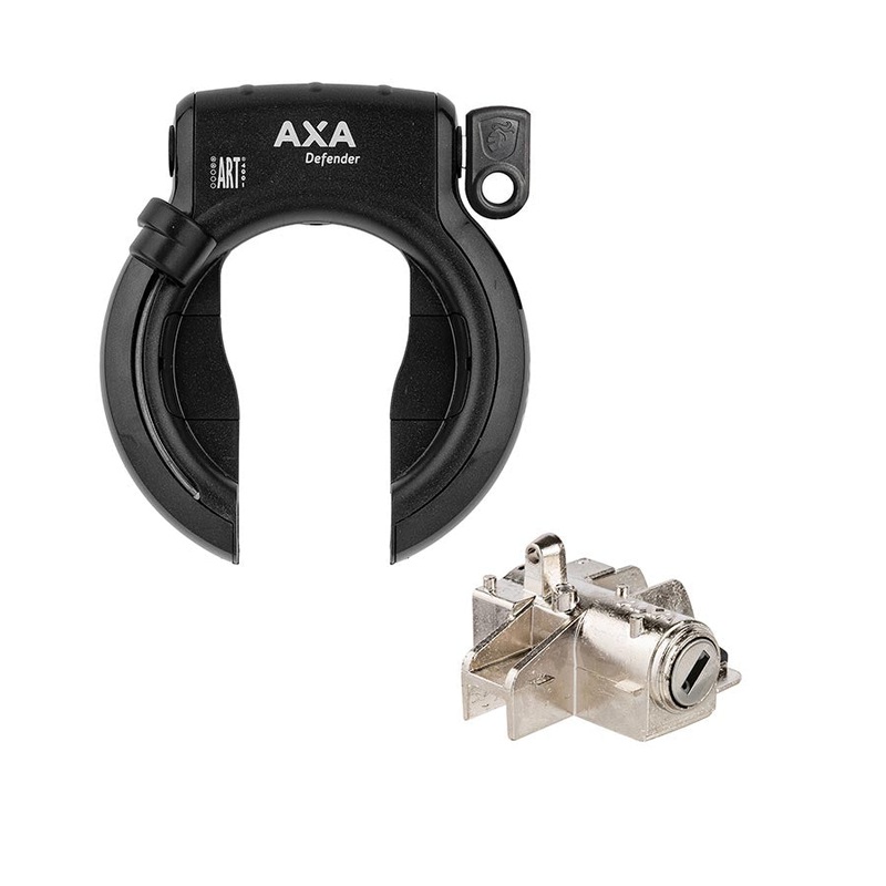 AXA Defender Ring Lock w/Bosch Battery Pack Lock – Tube Style