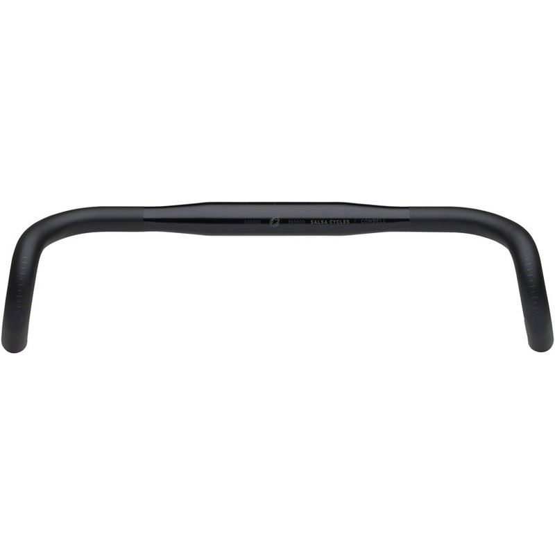 Cowbell Deluxe Drop Handlebar – Aluminum 31.8mm 46cm Black