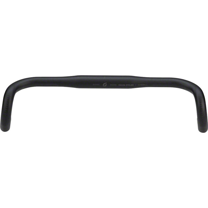 Cowbell Drop Handlebar – Aluminum 31.8mm 44cm Black