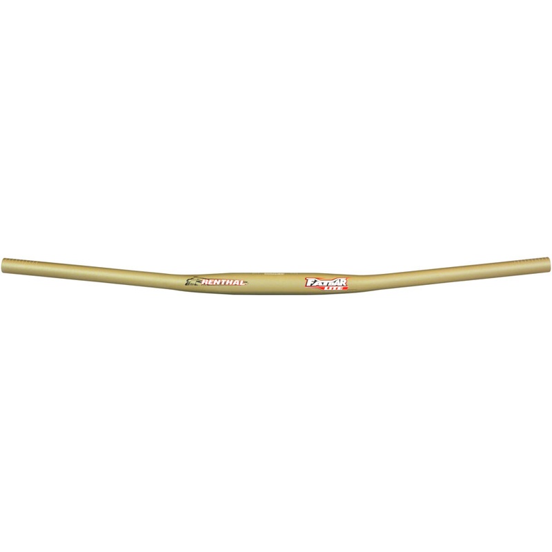 FatBar Lite Zero Handlebar – Aluminum 0mm 780mm 31.8mm Gold
