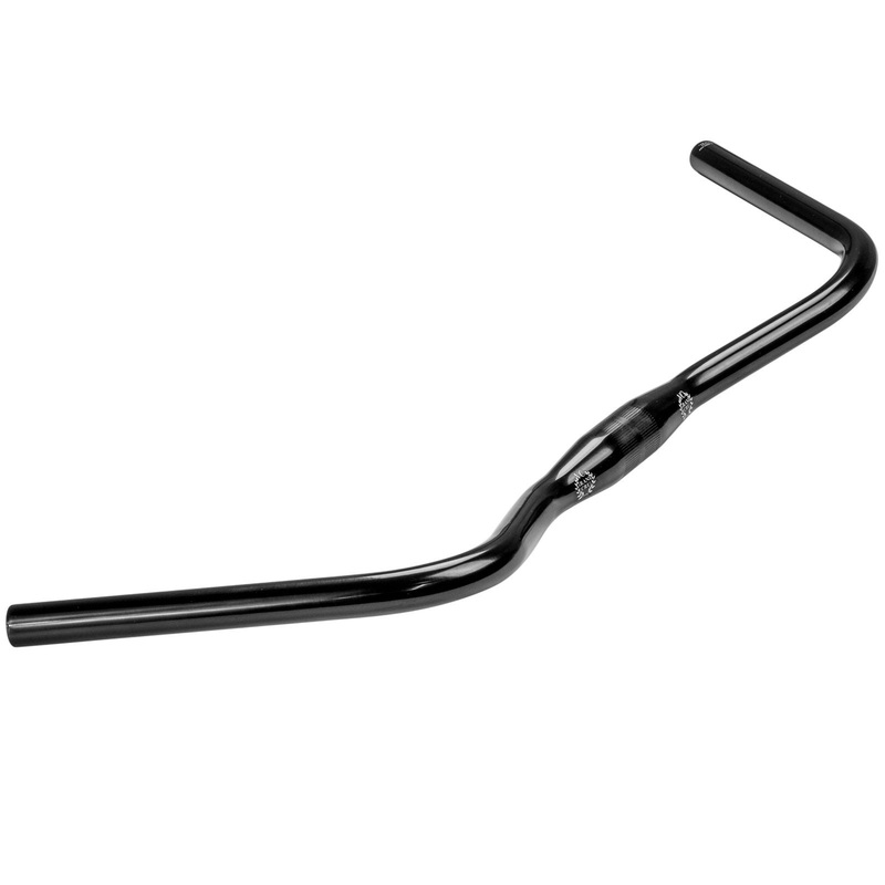 Granola Handlebar – 31.8 60 degree Sweep 30mm Rise 650mm width BLK